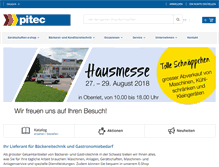 Tablet Screenshot of pitec.ch